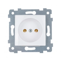 "MARIA" Single flush-mounted socket mechanism RS16-444, colour white