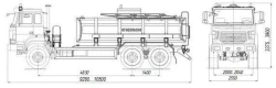 Fuel tanker ATZ 4680L1-10 on chassis URAL 4320-4951-78, 4320-4951-80, 4320-4951-82