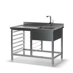 Stainless steel SPPM dishwasher table