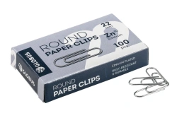 Paper clips 22 mm 100 pcs., galvanised