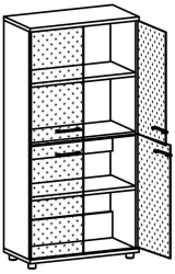 Filing cabinet 8205 Series "Galant"