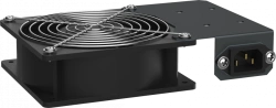 FM05-11ME ITK Ventilation panel 1 module C14 for 10" LINEA WS cabinet black