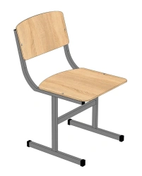 Pupil's chair, not adjustable, square tube STU-1
