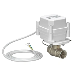 Electric actuator GIDROLOCK ULTIMATE 12V BS complete with ball valve (DN 15-25)