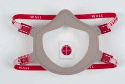 Filtering respirator WALL CUP 99HK R D FFP3 with exhalation valve, with 4 buckles, with face seal.