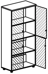 Filing cabinet 4205 "Rhythm" series