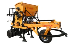 Universal grain stubble drill for strip sowing SZU-2,1MR