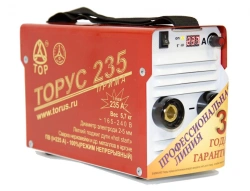 Welding machine TORUS-235 165-265V PV 100% 7.6KWT 300x190x125MM