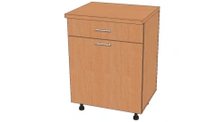Floor cabinet table with a drawer and a door. Model: STYA-1
