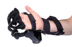 Motor apparatus for robotic mechanotherapy of joints of upper limbs "ORTORENT", model "Orthorent Brush" according to TU O
