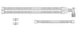 Respiratory devices for combined use with anaesthetic and resuscitation equipment. design variant: a