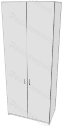 Wardrobe B1 300-2500x300-1200x900-3000mm(WxHxH)