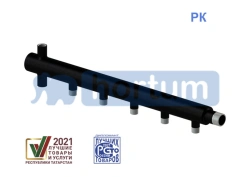 Distribution manifold for heating and water supply systems of hortum trade mark