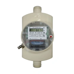 Utility ultrasonic gas meters with automatic temperature correction and electronic indication AGAT M