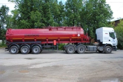 Semi-trailer-slurry tanker PTC-18 TAC 96002 of type 96002 modifications 96002, 96002-01, 96002-02, 96002-03 (with application: t