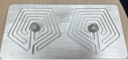 Labyrinth double Go through the paths