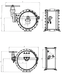 Sealed vent valve KG (for nuclear power plants)
