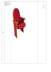 Armchair, brand "Louvre", size: 535*760*970 mm (W*H*H), seat cushion thickness 110 mm