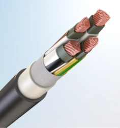 Power cables with plastic insulation, not spreading combustion and fireproof for rated voltage 0,66 and 1 kV, AC