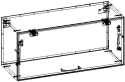 Hinged cupboard TV-KShN-3.6.01-01