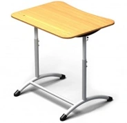Single-seat adjustable desk, article number PE-O5-7