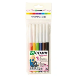 Crayons "Alice", 06 colours, washable, packet, Europend