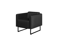 Upholstered office armchair of "Comus Mebel Bright City" series