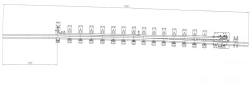 Curved frame rail of P65 type with straight shank of the project 2766.32.000RK2-01