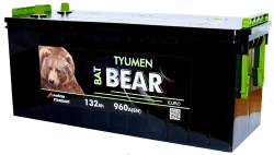 Lead accumulator for starting piston engines 6ST-132VLA "Tyumen BatBEAR"
