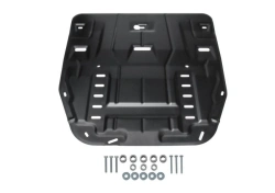 Crankcase + Transmission Protection + Fastening Kit, RIVAL, Steel, Hyundai Santa Fe 2020-, V - 2.2d; 2.5; 3.5/KIA Sorento 2020-,