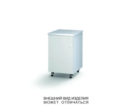 Pedestal cabinet with swinging door