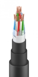 Cable for signalling and interlocking with polyethylene insulation, with water-blocking materials, in plastic sheath, grade