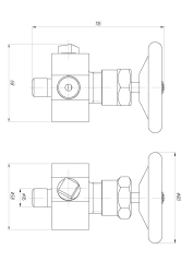 S.KR series regulating valves, type S.KR-T