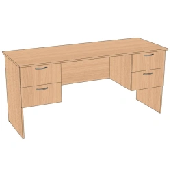 Double desk 1604*604*740 mm AC2T-16