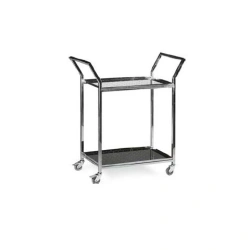 Stainless steel laboratory furniture for cleanrooms "Crystal LAB" series, Viking LAB: transport trolley, KR-TT