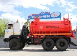 Special tank truck (AW) on chassis MAZ 5N33-6312E8 type 5675LO of modification 5675L4-40