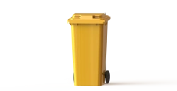 Mobile dustbin 240l Art.24.C21 (20.802.20.PE; 21.052.20.T)