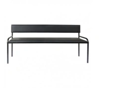 Upholstered banquette with backrest BMC3