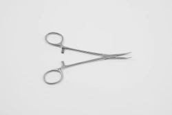 VZ-Z-62-2, Thin vascular haemostatic clamp, curved, 160 mm
