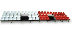 Mobile 3-row tribune 52 seats
