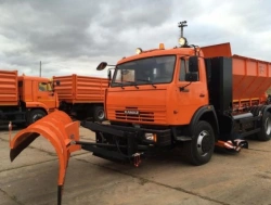 Combined road machine on the basis of KAMAZ-65115-3967-48(A5) chassis