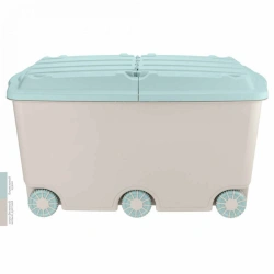 4313109; Wheeled Toy Box, 66,5L, 685x395x385MM (Light Beige)