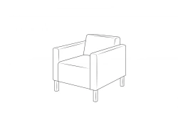 Foster armchair