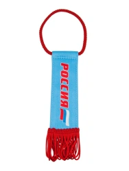Mini souvenir pennant made of synthetic fabrics with application