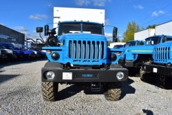 Special cargo truck with CMU produced by INMAN JSC on URAL 4320-18 chassis. GIRD brand. Type 5849H2. Modification 5849