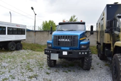 Special hook loader on URAL 73945-01 chassis. Mark GIRD. Type 5849AS. Modification 5849AS-0000110.Execution of loader.