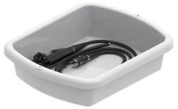 Endoscopic container trolley and containers for transportation and short-term storage of endoscopes TKE-4-"KRONT" according to T