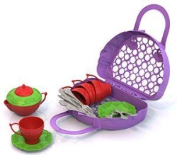 Tea set "Magic Hostess" (22 items in a basket bag)