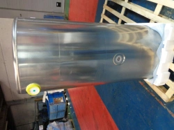 Semi-rectangular fuel tank 710 mm, 690 l