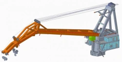 Lifting device for floating crane